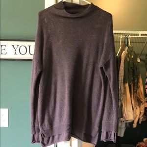 Long sleeve textured sweater